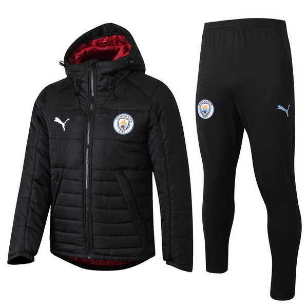 Chaqueta Abajo Manchester City Conjunto Completo 2019-2020 Negro